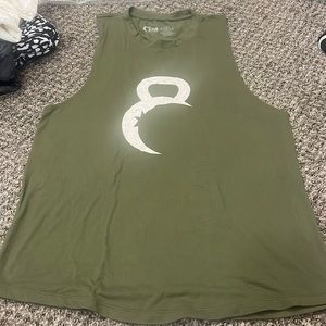 Zyia size large olive kettle moon tank